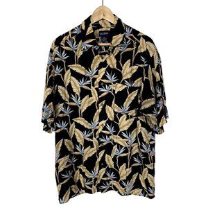Puritan Casual Button Down Hawaiian Shirt Size Large
